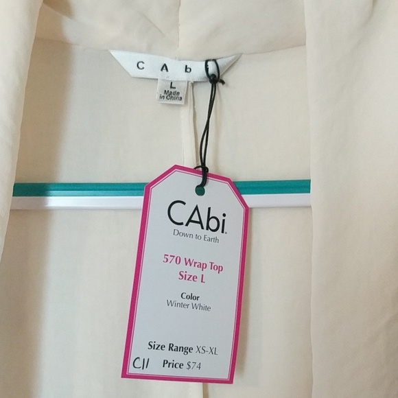 Sold Cabi 570 Wrap Blouse - Picture 2 of 6